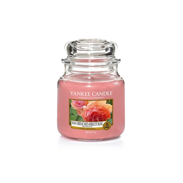 Yankee Candle Sun-Drenched Apricot Rose Medium Jar Candle-1